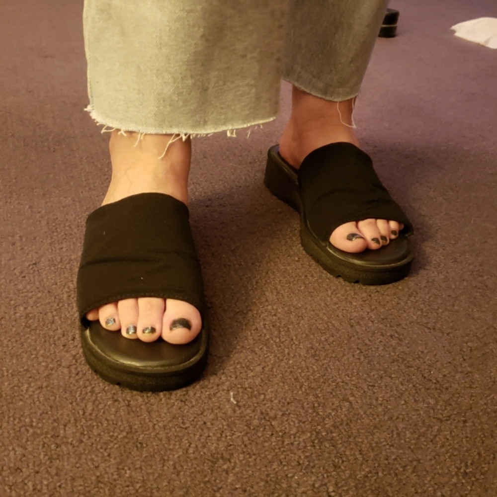 Vintage Montego bay club sandal Y2K chunky slide